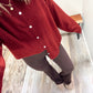 Soft Serve Cardigan - Burgundy