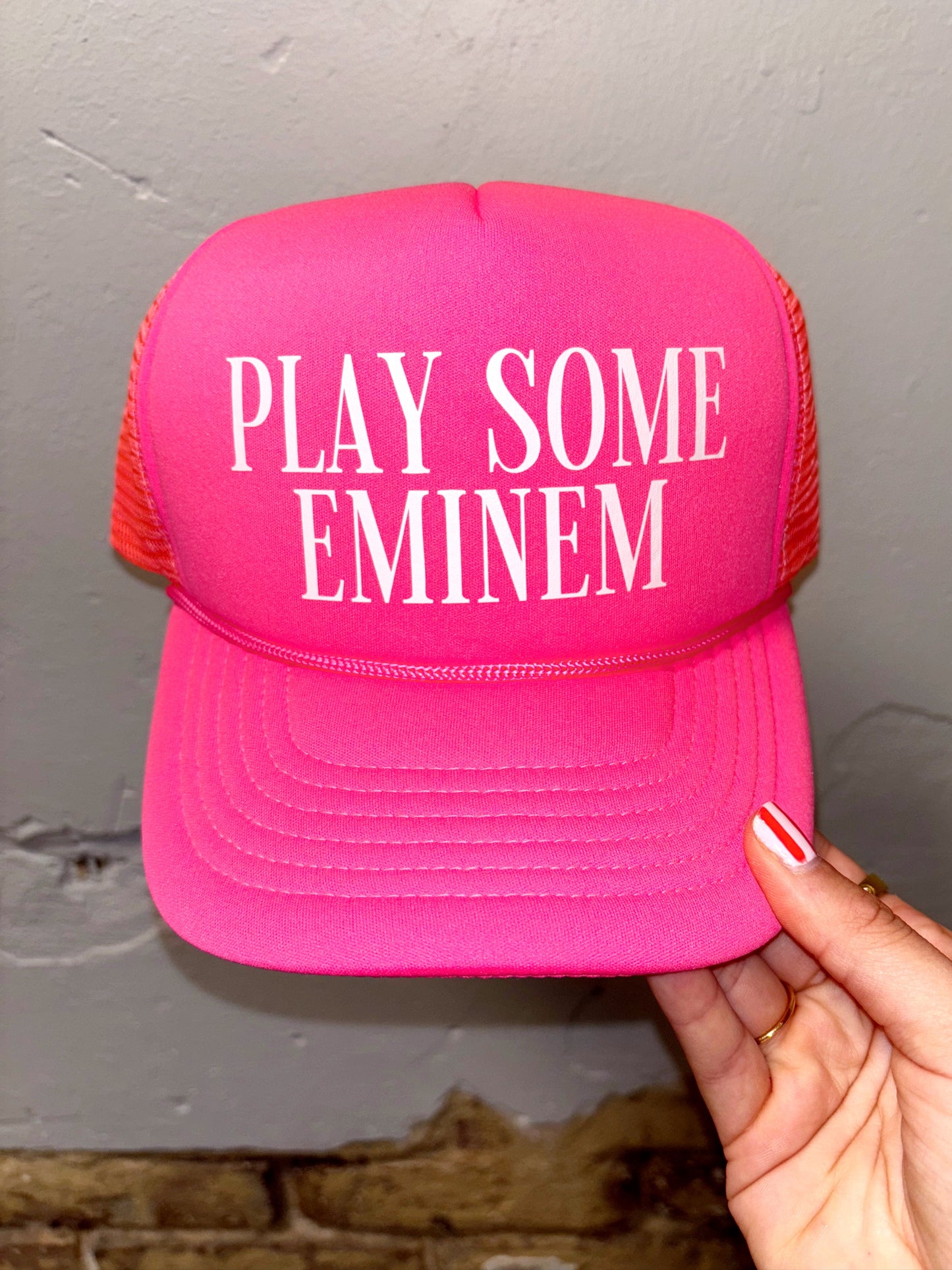 Play Some Eminem Trucker Hat