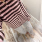 Cozy Chapter Sweater - Pink/Brown
