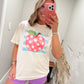 Striped Apple Teacher Tee