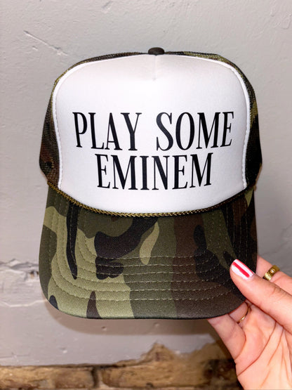Play Some Eminem Trucker Hat