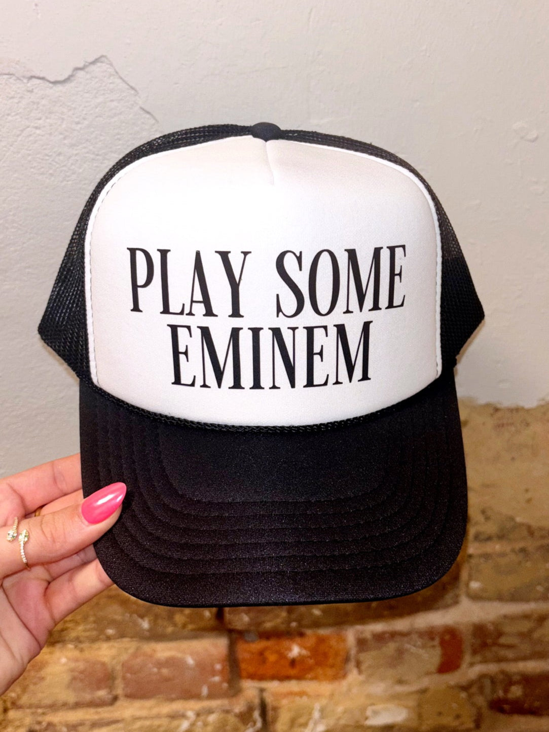 Play Some Eminem Trucker Hat