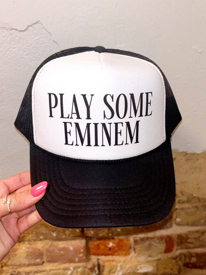Play Some Eminem Trucker Hat