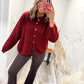 Soft Serve Cardigan - Burgundy