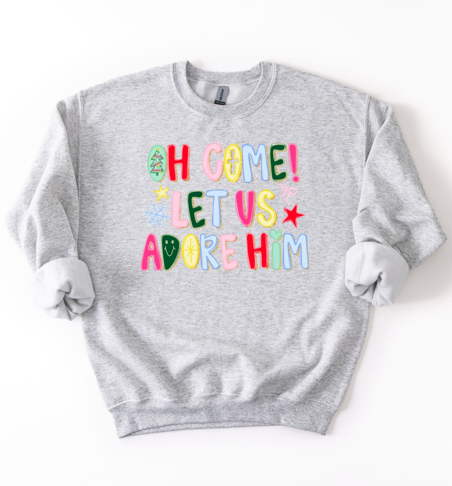 Preppy Oh Come Christmas Sweatshirt