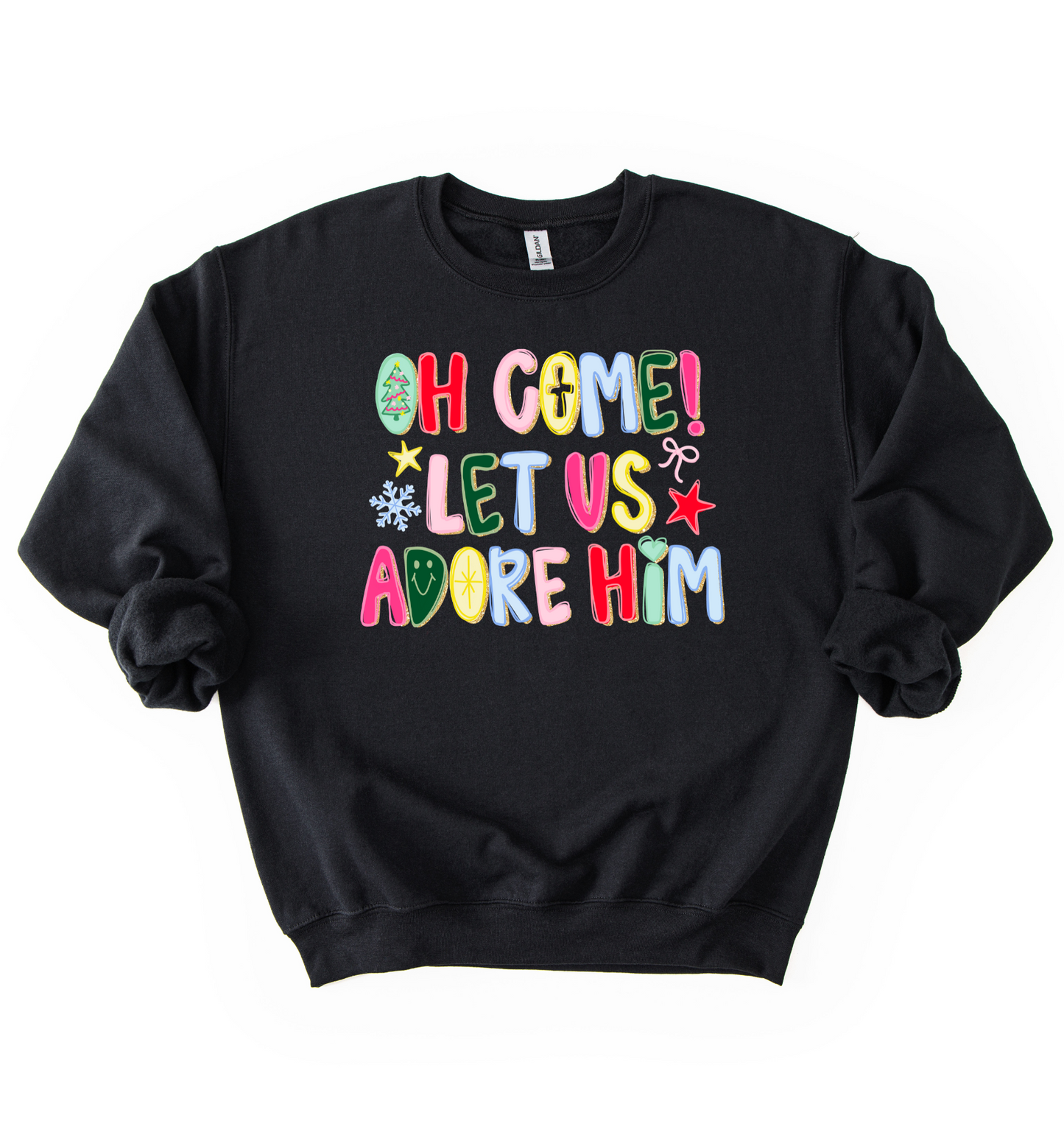 Preppy Oh Come Christmas Sweatshirt