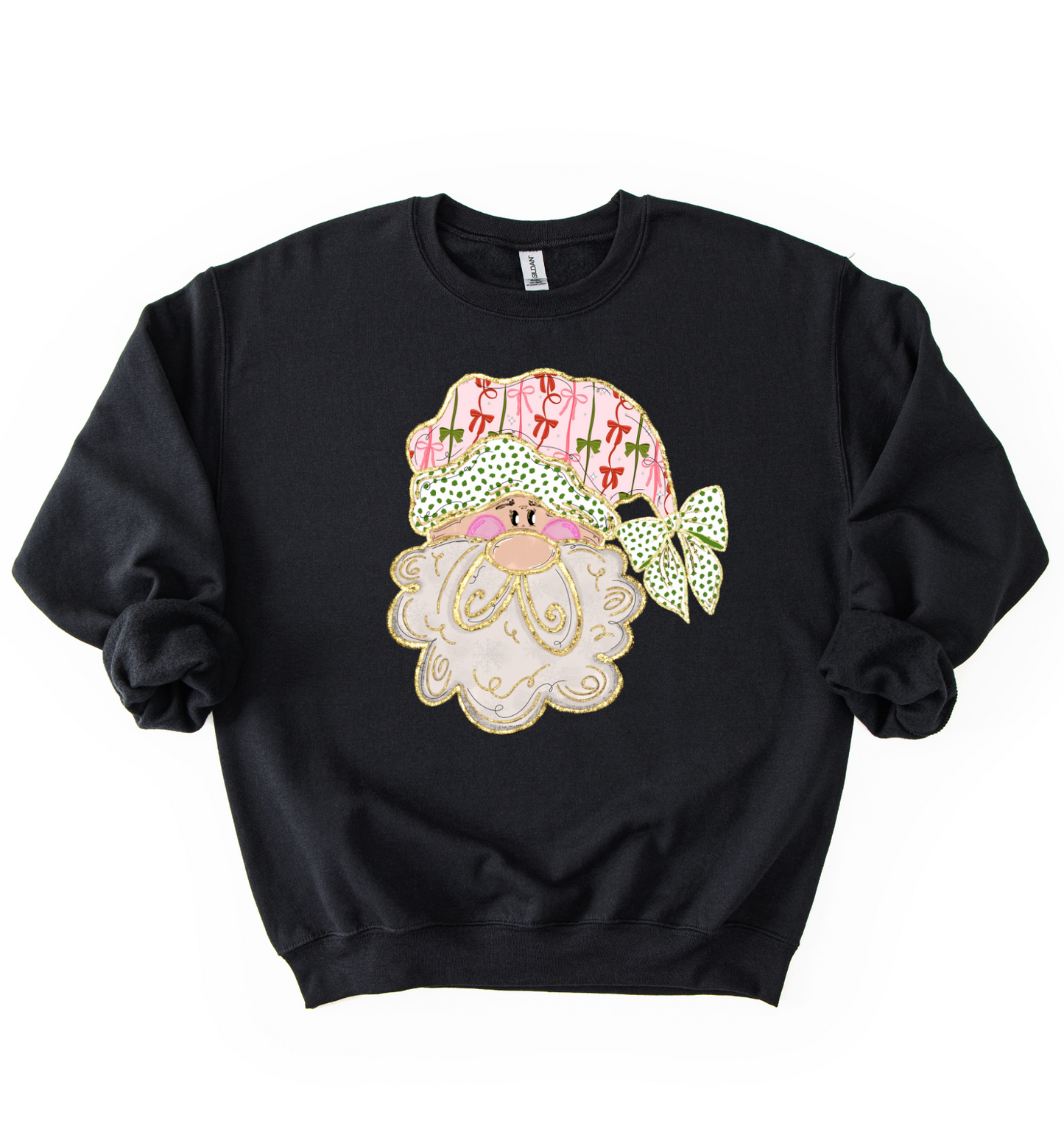 Preppy Santa Christmas Sweatshirt