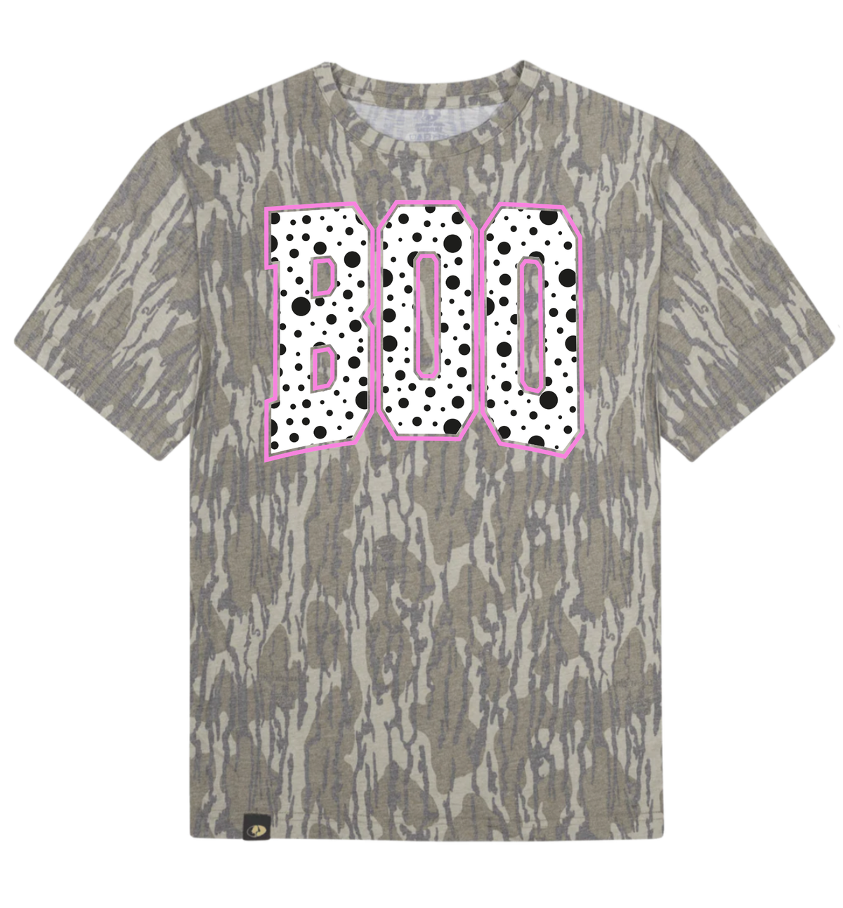 Polka Dot Boo Mossy Oak T-Shirt