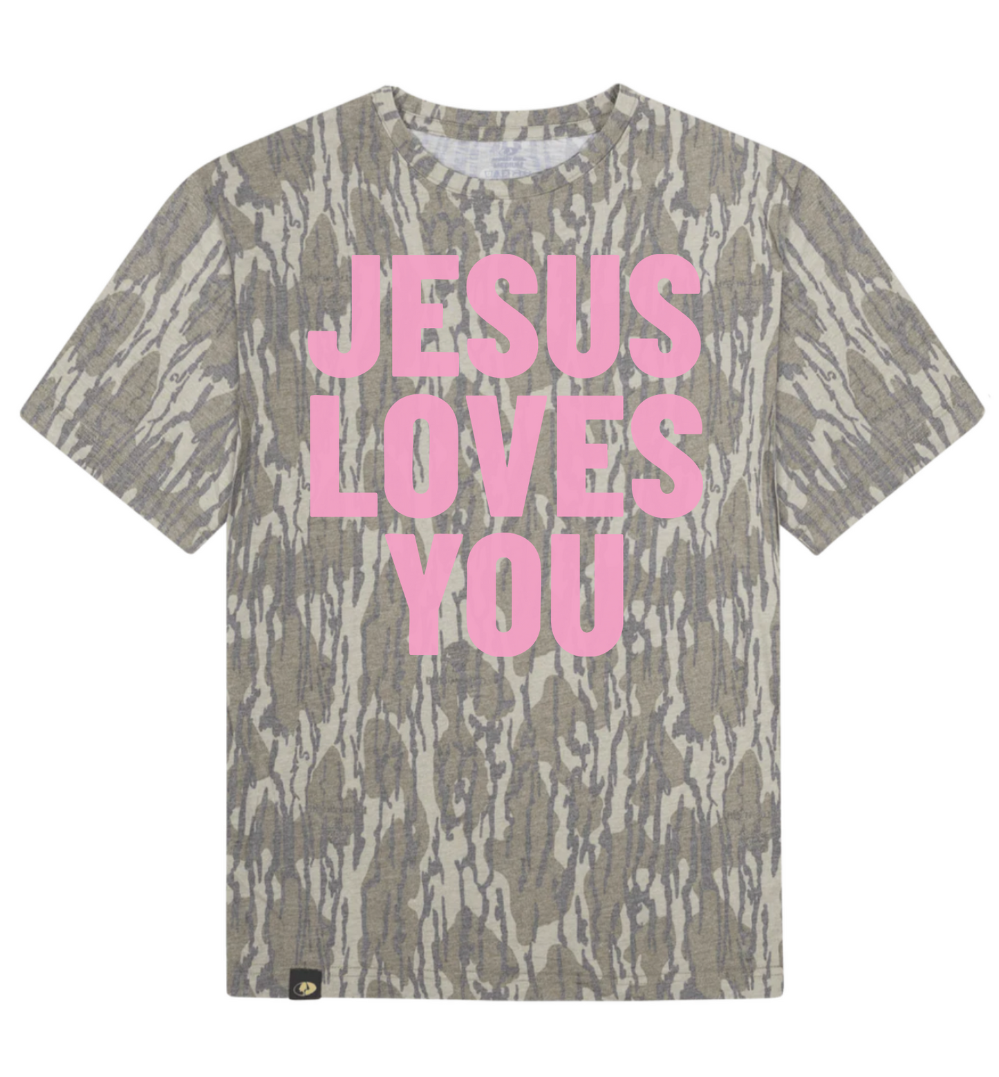 Mossy Oak Jesus Loves You Tee