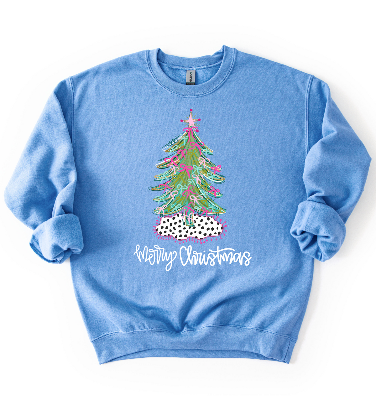 Preppy Christmas Tree Sweatshirt