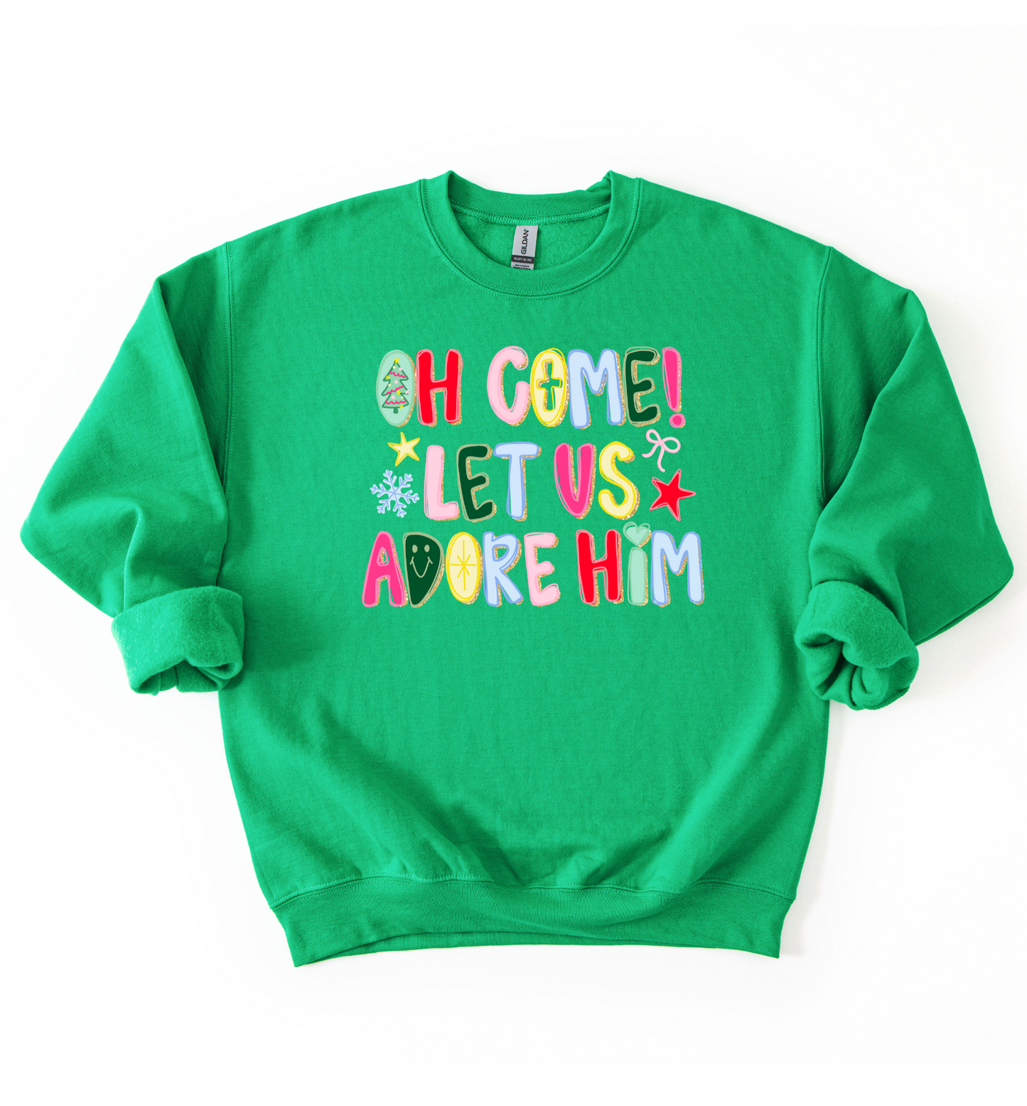 Preppy Oh Come Christmas Sweatshirt
