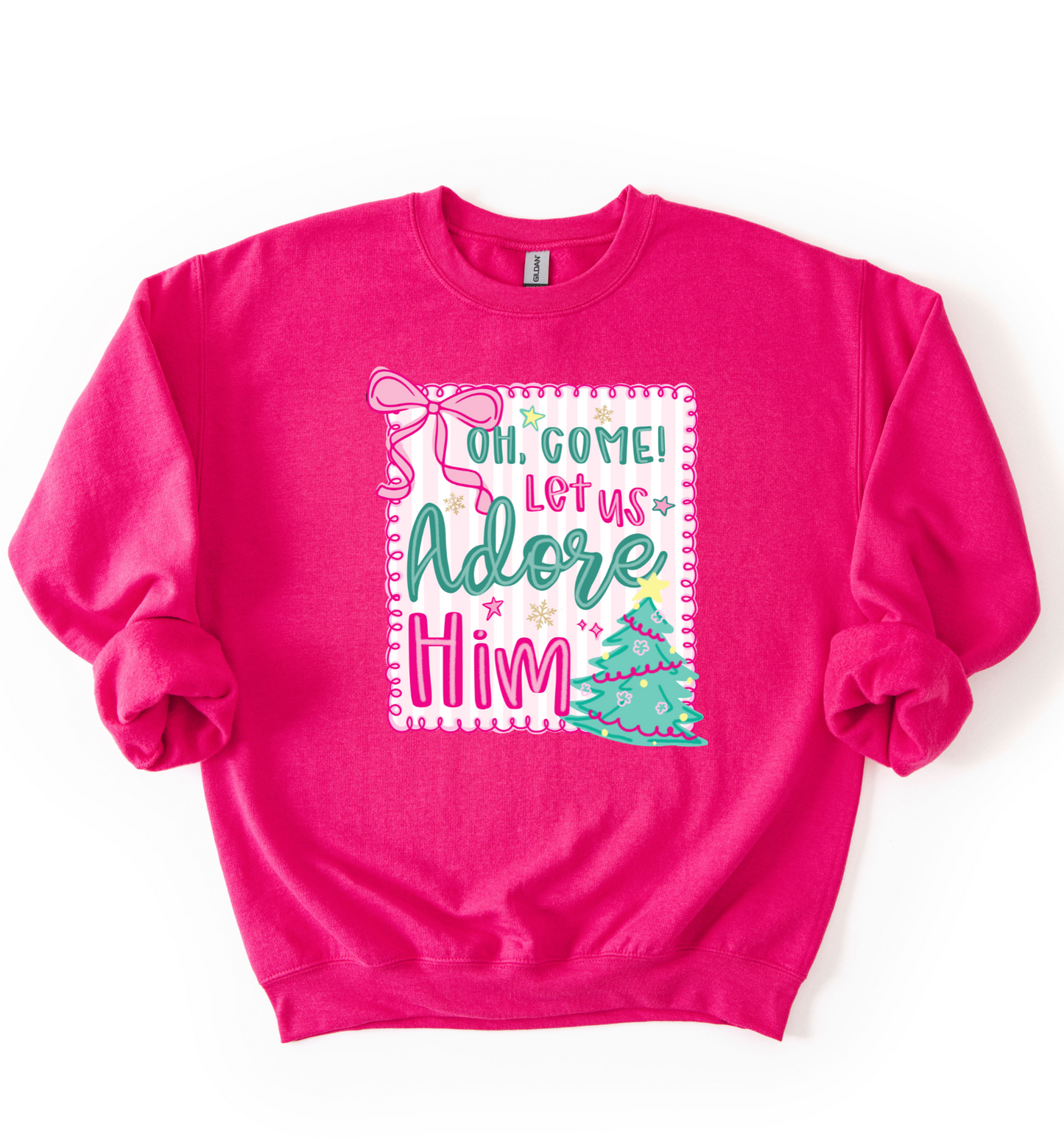 Oh Come Let Us Adore Him Sweatshirt
