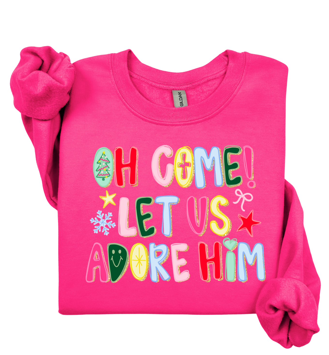 Preppy Oh Come Christmas Sweatshirt