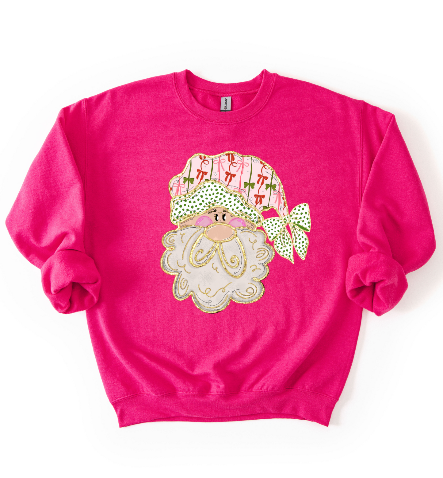 Preppy Santa Christmas Sweatshirt