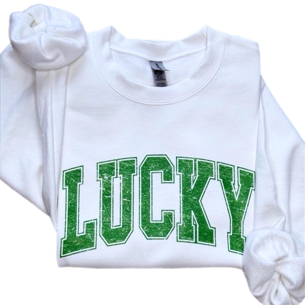 Distressed Lucky Sweatshirt