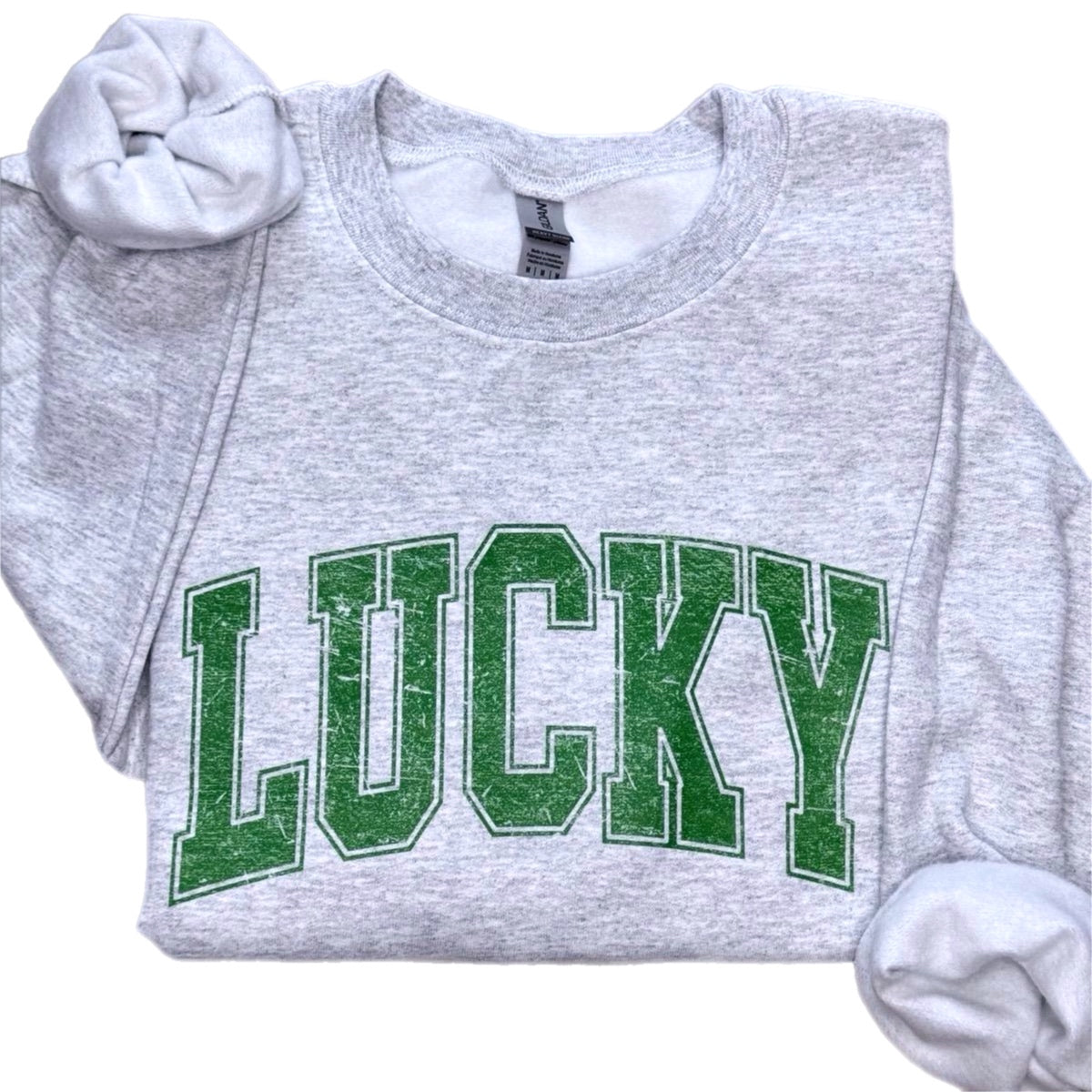 Distressed Lucky Sweatshirt