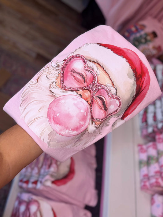 Bubblegum Santa Tee