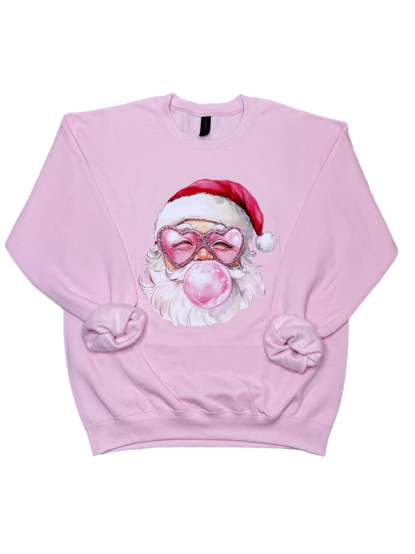 Bubblegum Santa Sweatshirt