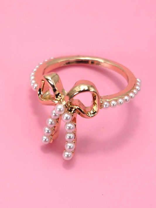 Pearl Bow Ring