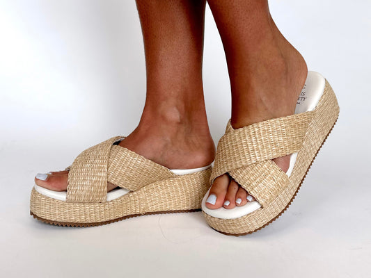 Beach Babe Raffia Sandals