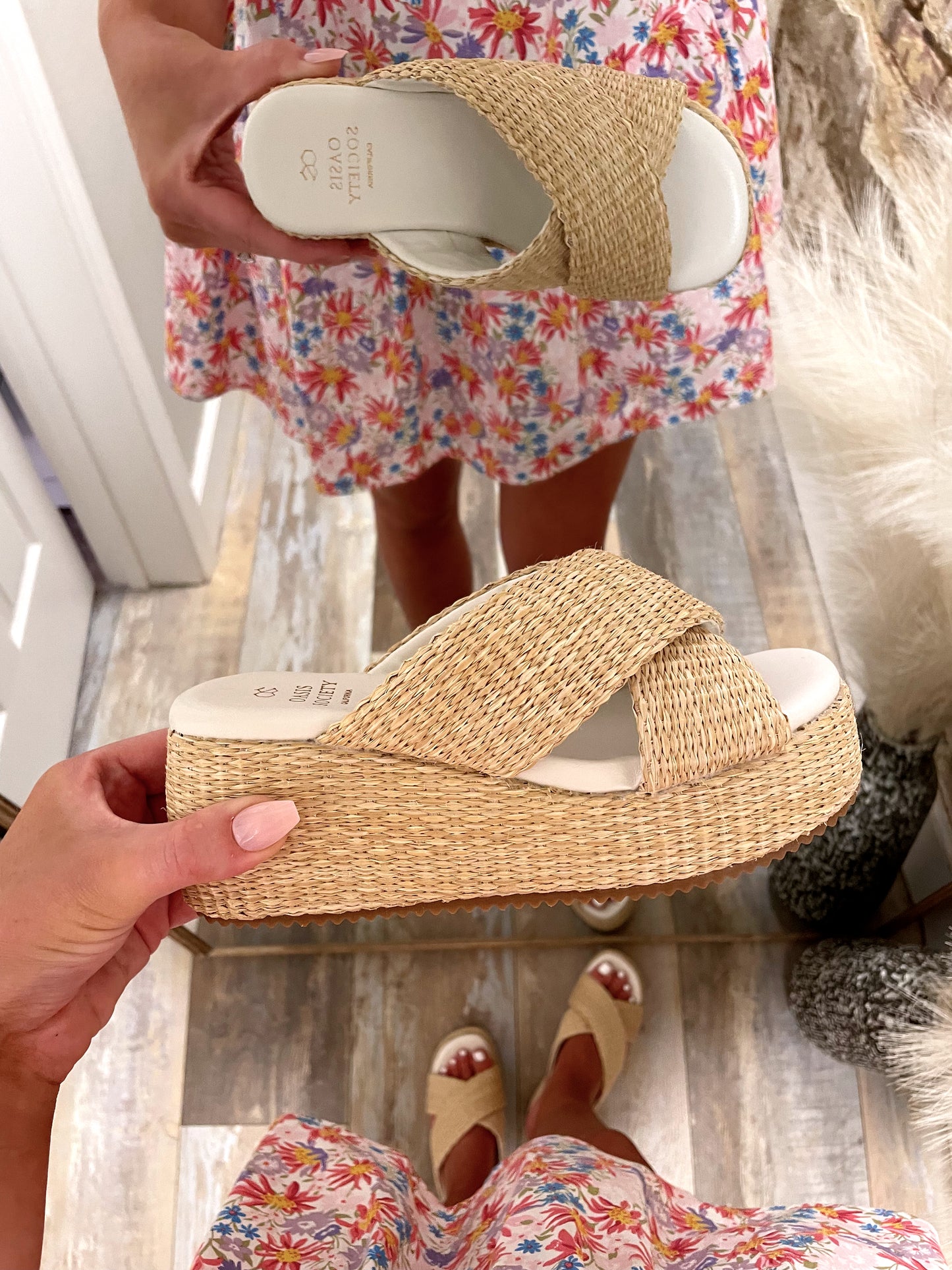 Beach Babe Raffia Sandals