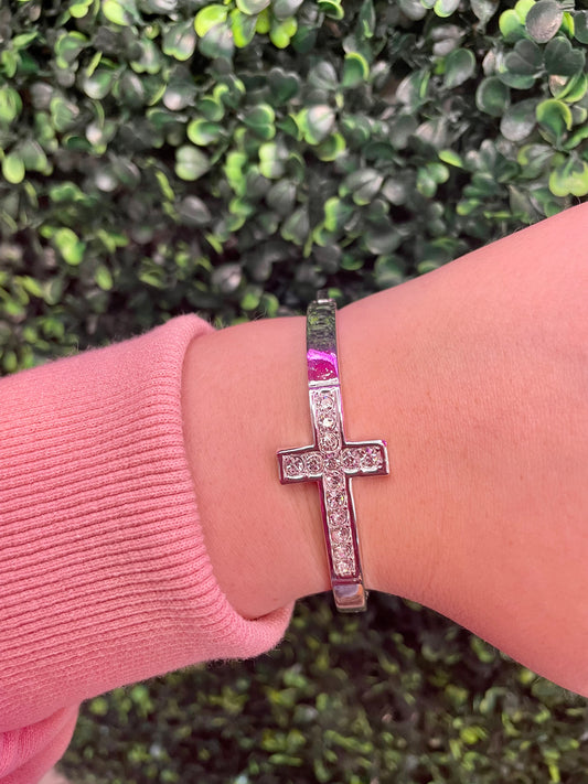 Adeline Cross Bangle