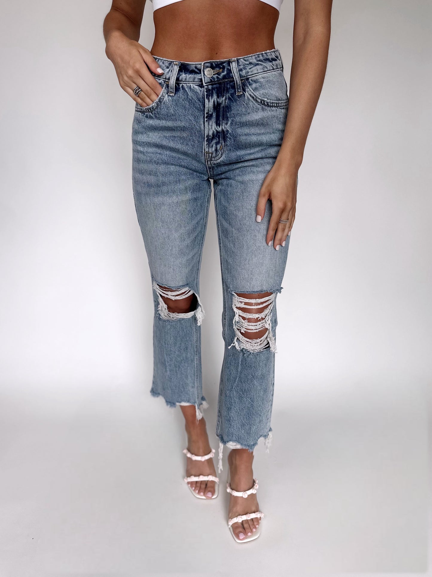 Blayke Vintage Cropped Jeans