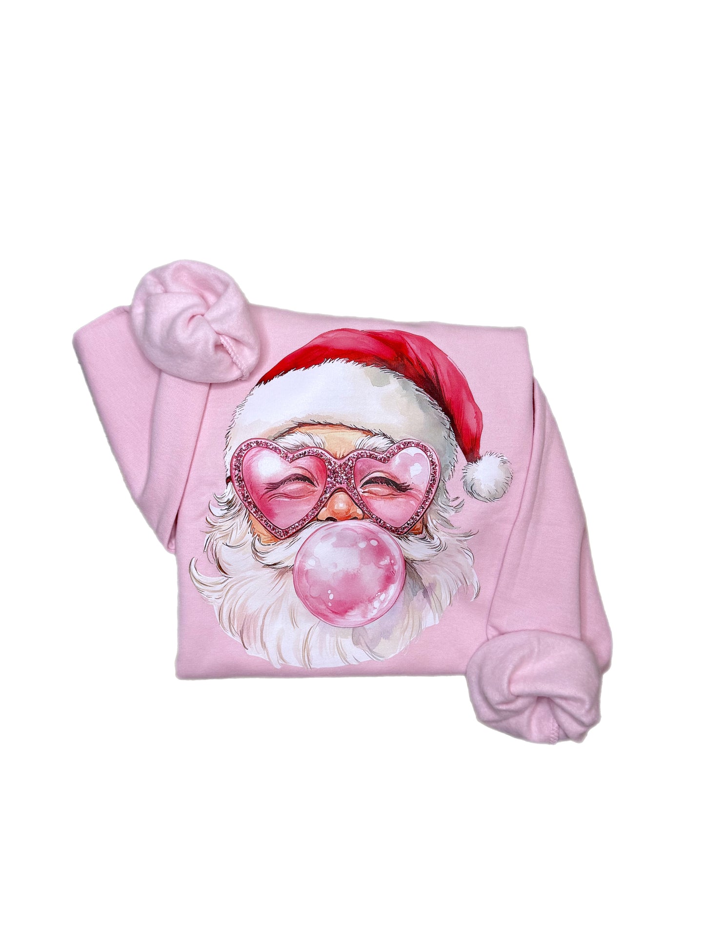 Bubblegum Santa Sweatshirt