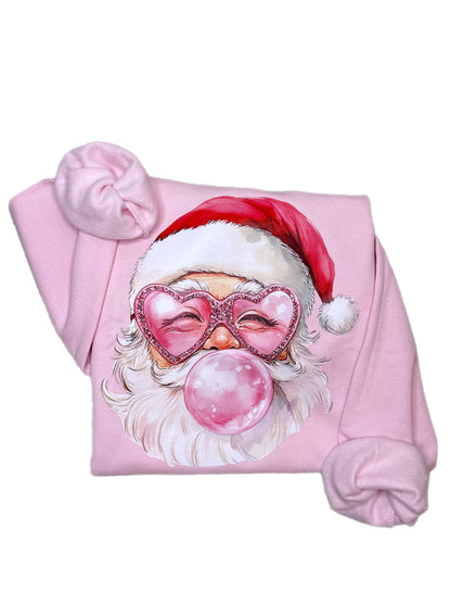 Bubblegum Santa Sweatshirt