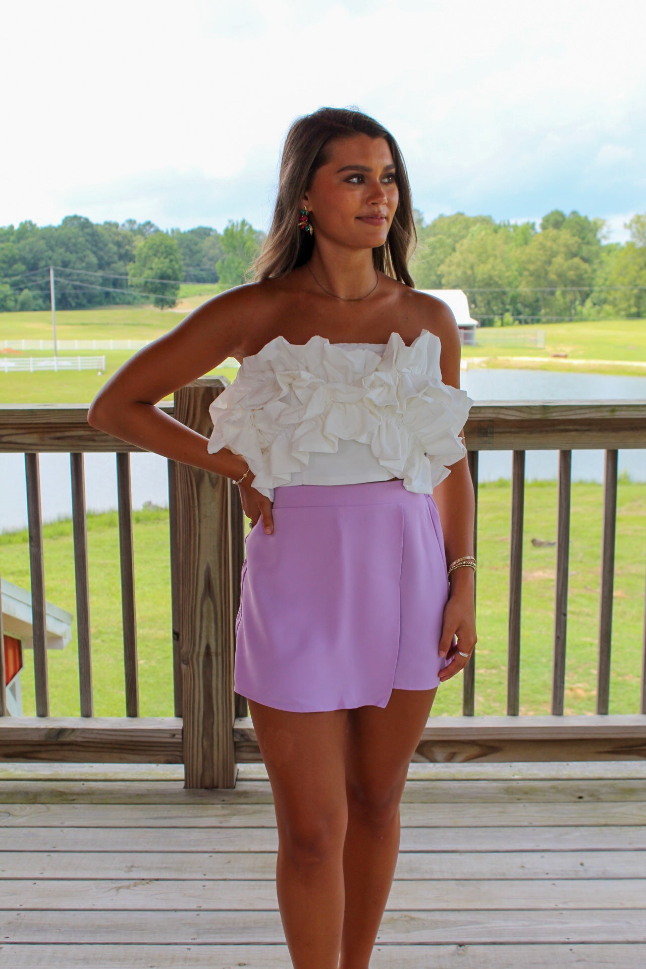 Some Sass Skort - Lavender