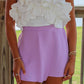 Some Sass Skort - Lavender