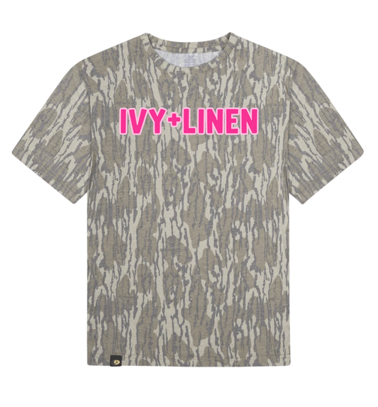 Mossy Oak Ivy + Linen Logo Tee