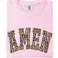 Leopard Amen Tee