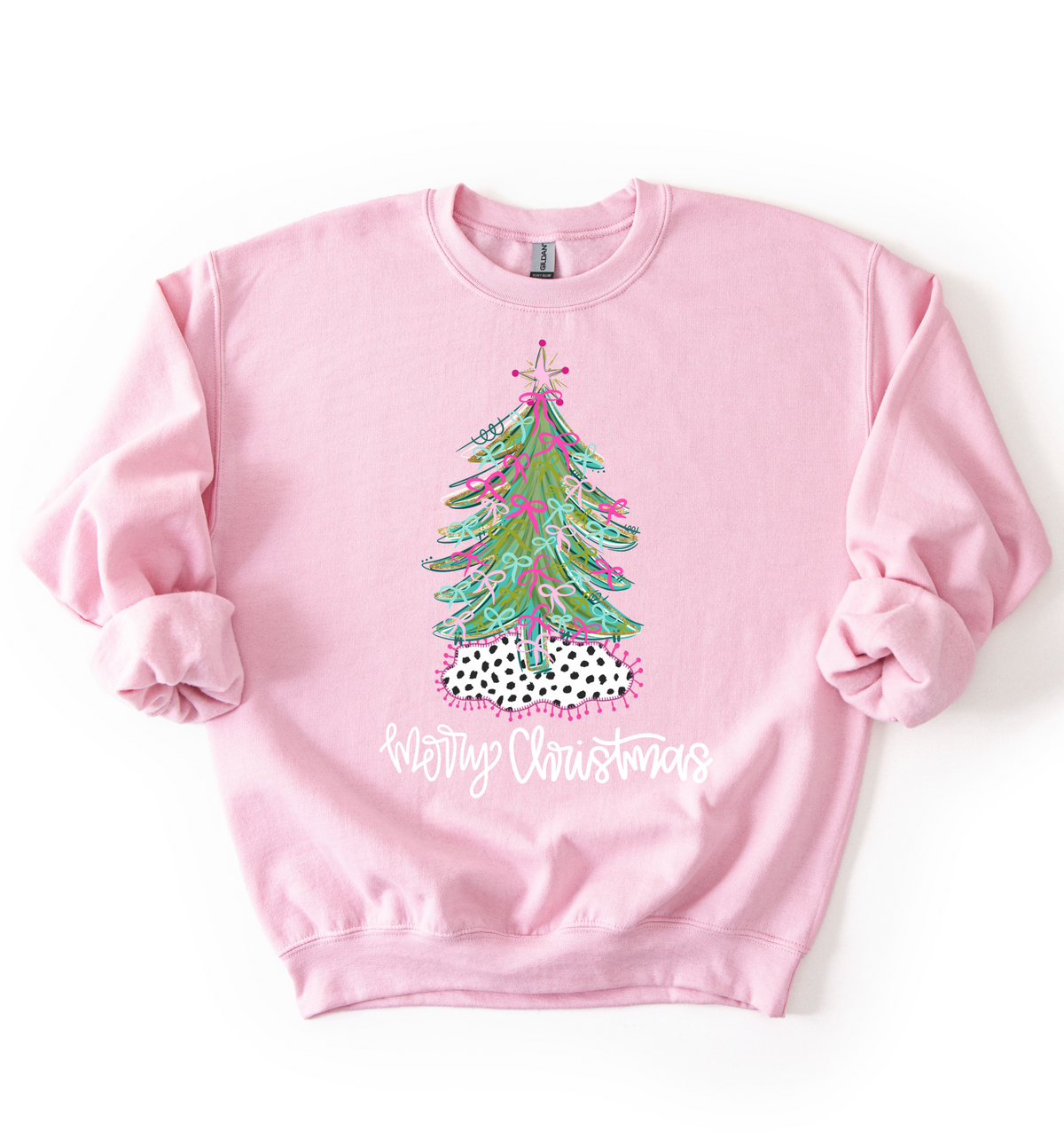 Preppy Christmas Tree Sweatshirt