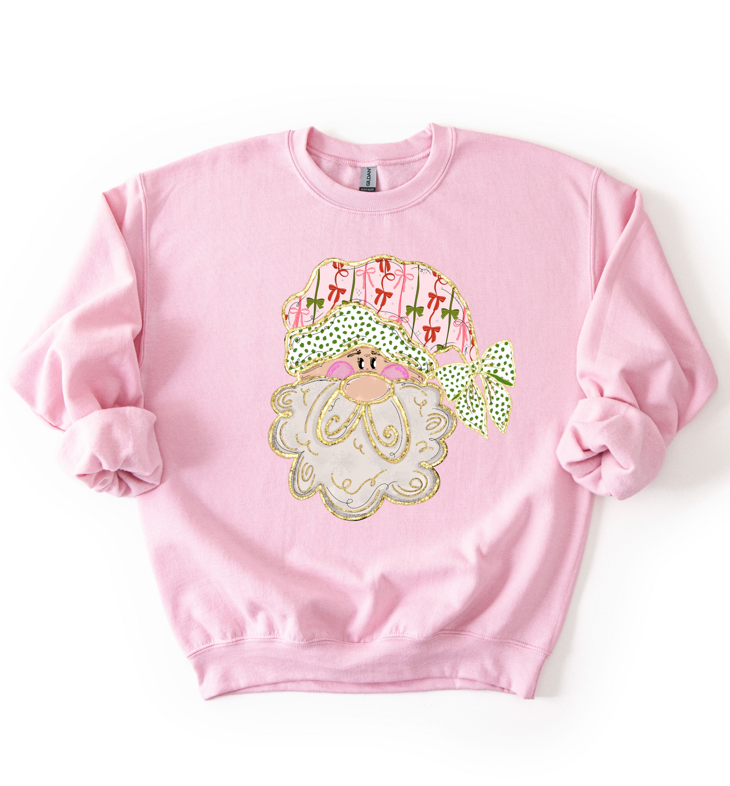 Preppy Santa Christmas Sweatshirt