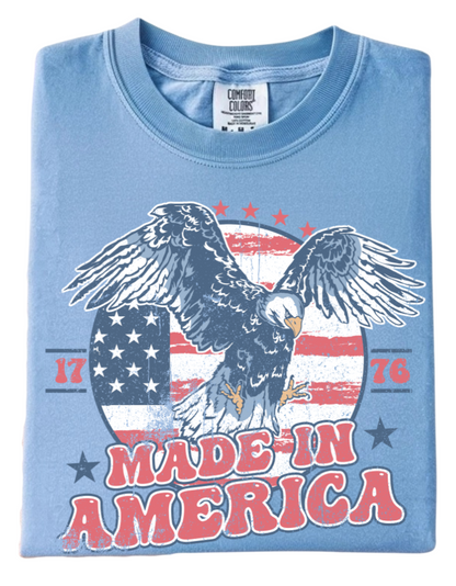 Distressed Made In America Tee