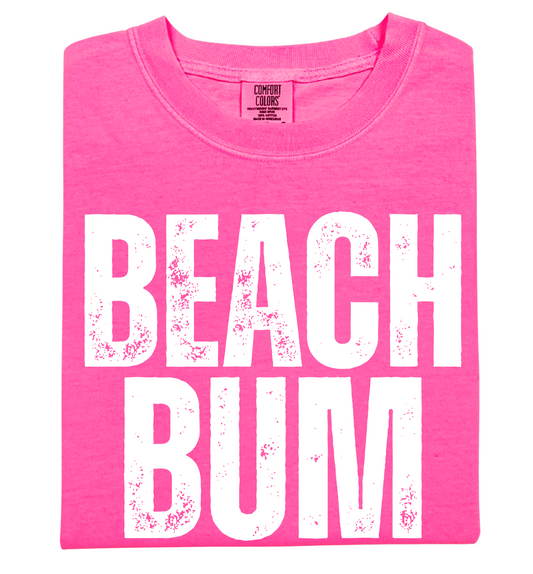 Distressed Beach Bum Tee
