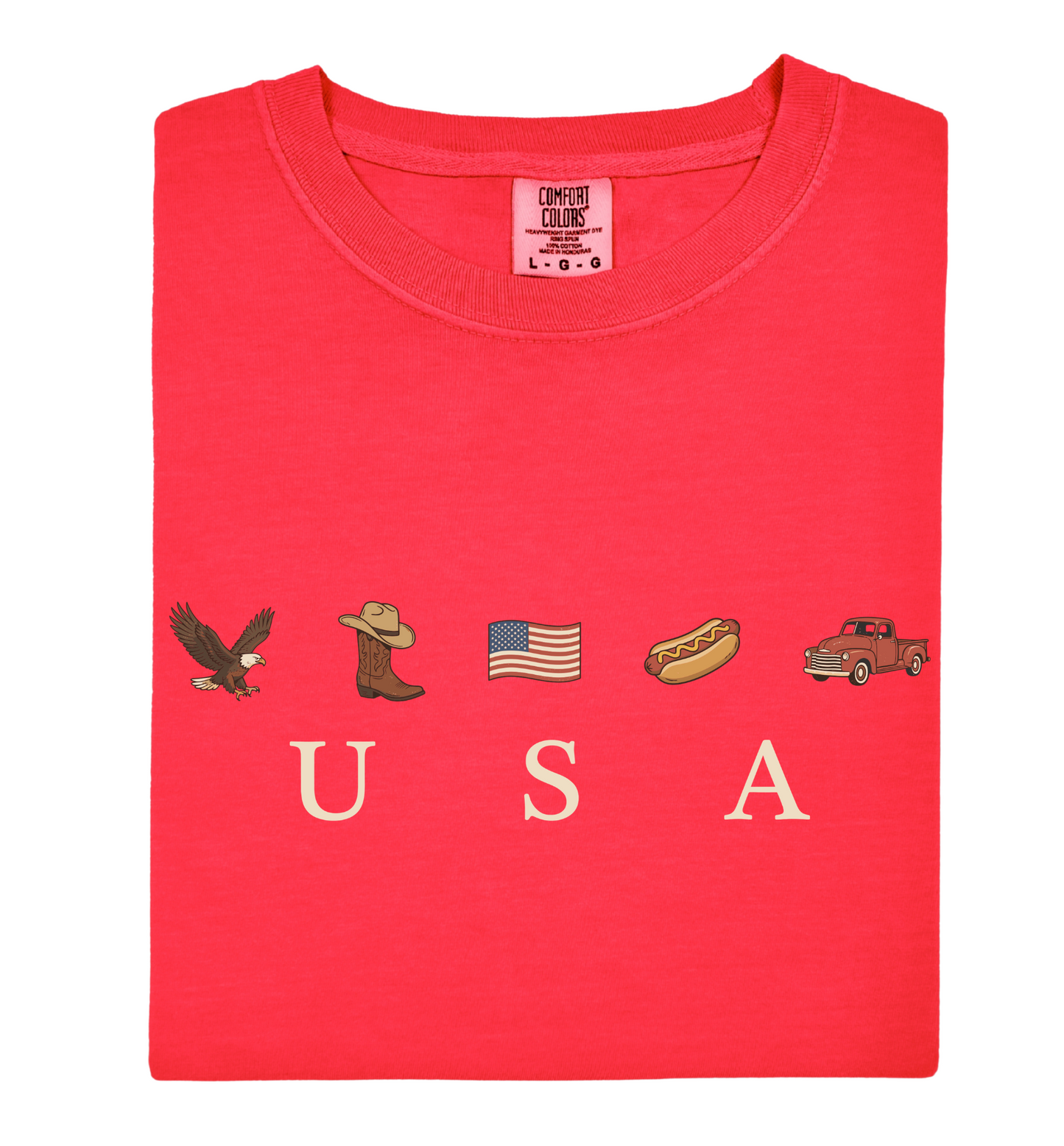 USA Patriotic Icons Tee