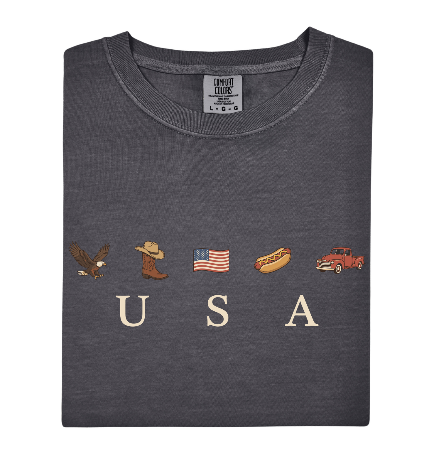 USA Patriotic Icons Tee