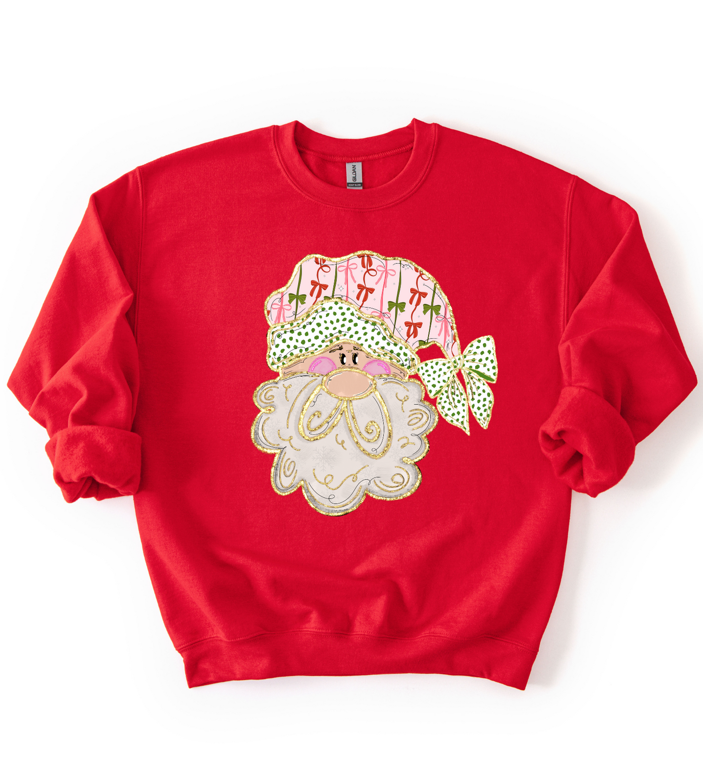 Preppy Santa Christmas Sweatshirt