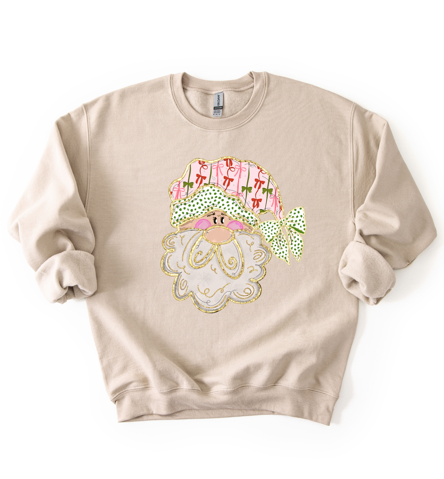 Preppy Santa Christmas Sweatshirt