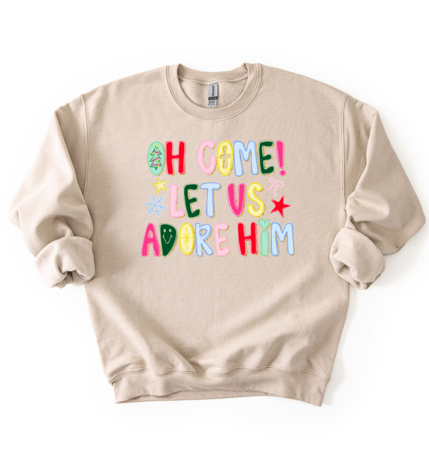 Preppy Oh Come Christmas Sweatshirt