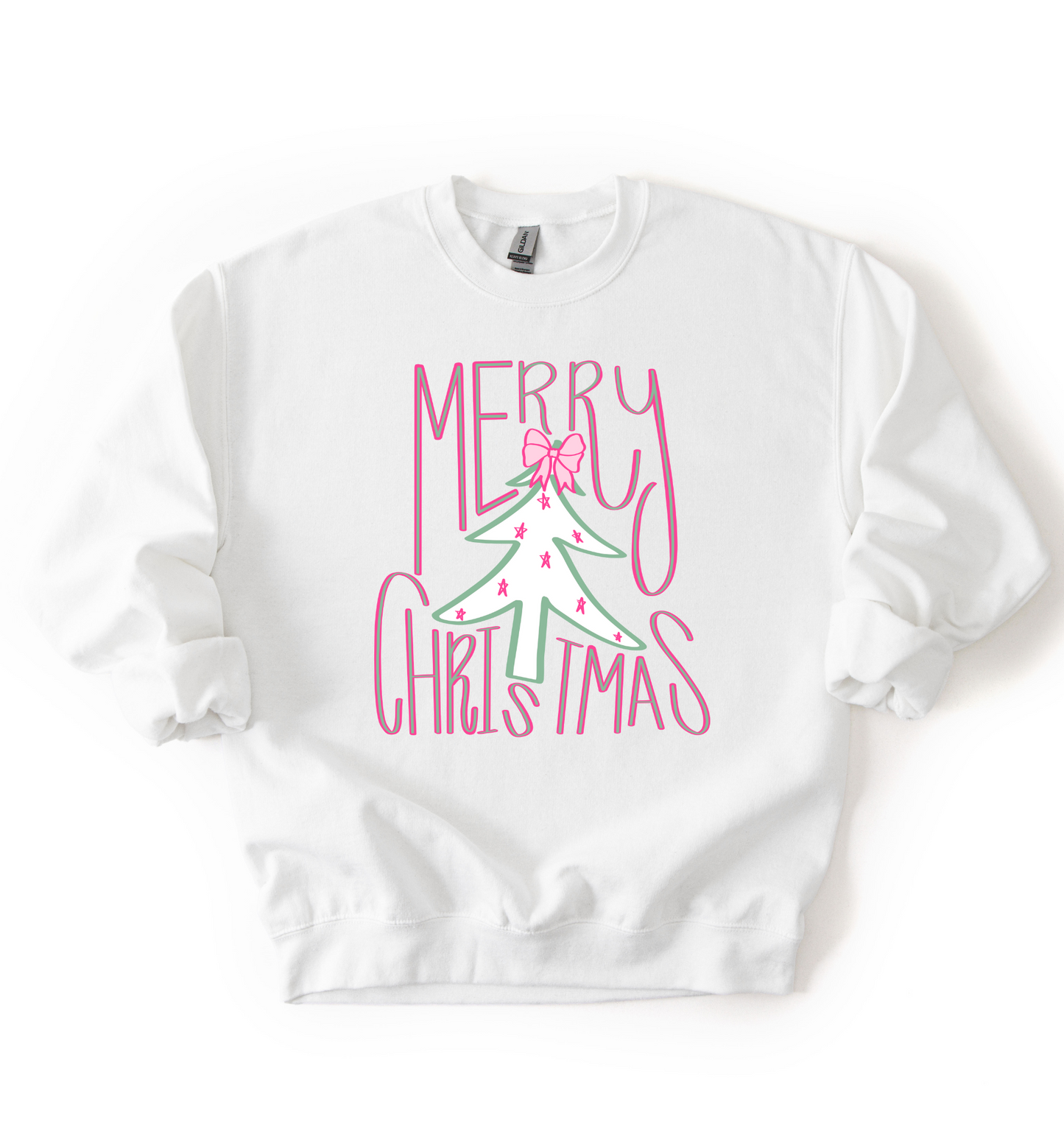 Preppy Merry Christmas Sweatshirt