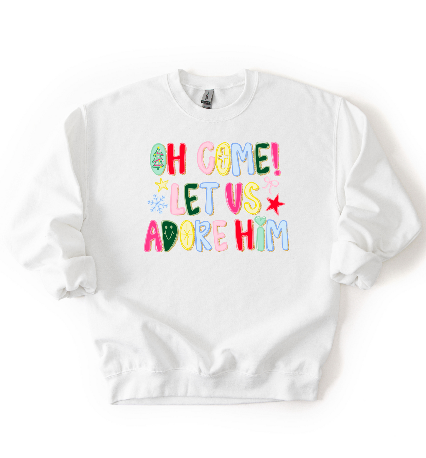 Preppy Oh Come Christmas Sweatshirt