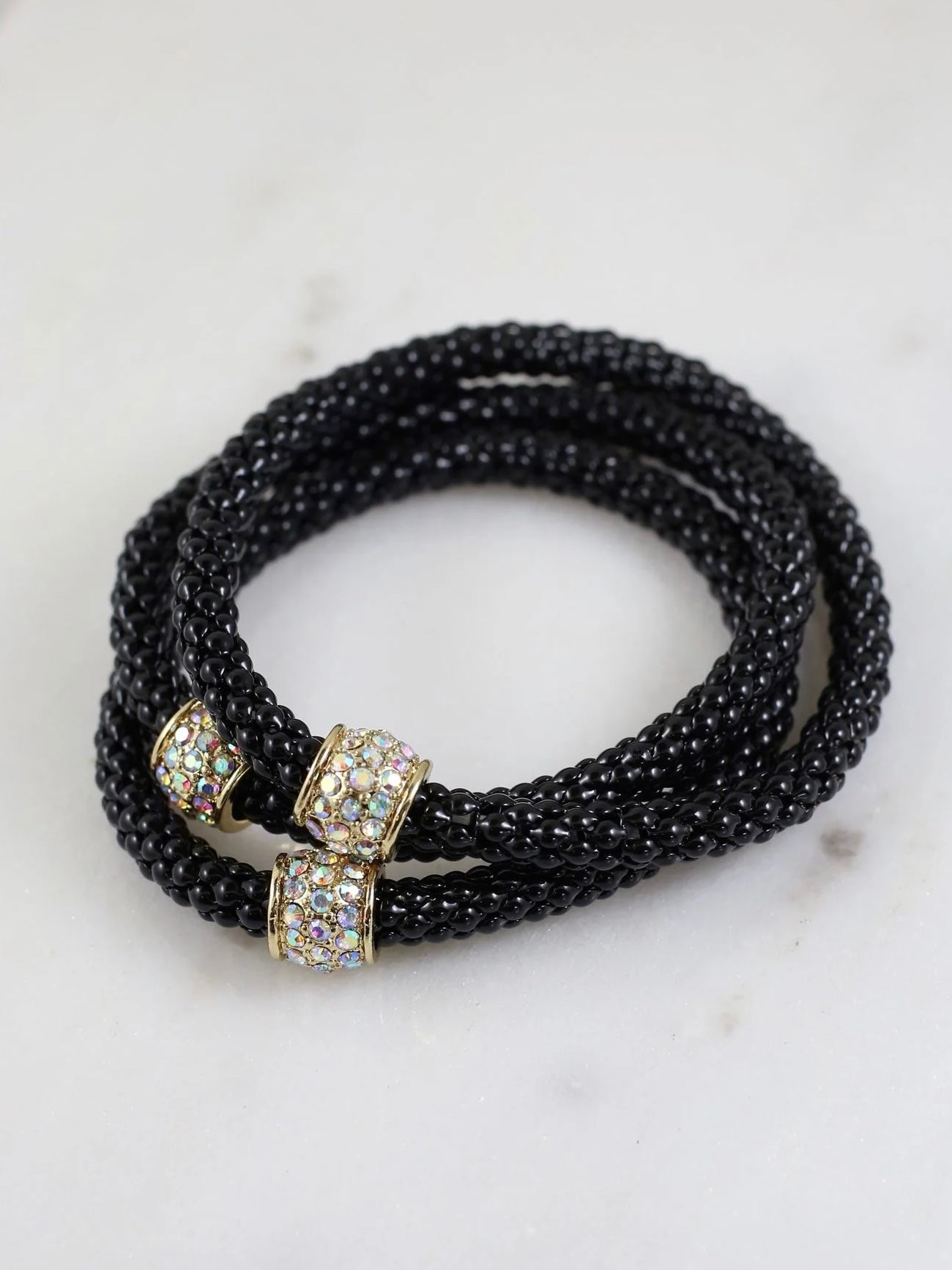 Evyn Bracelet Set - Black