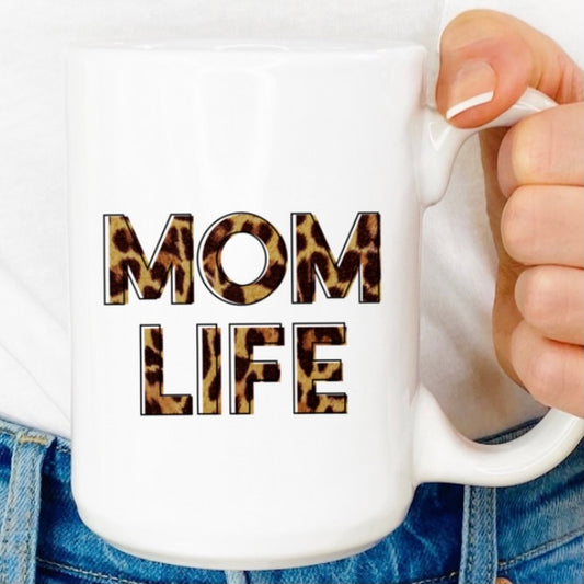 Leopard Mom Coffee Mug