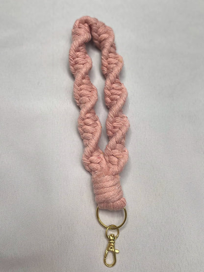 Spiral Wristlet Keychain