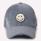 Smiley Corduroy Hat