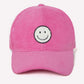 Smiley Corduroy Hat