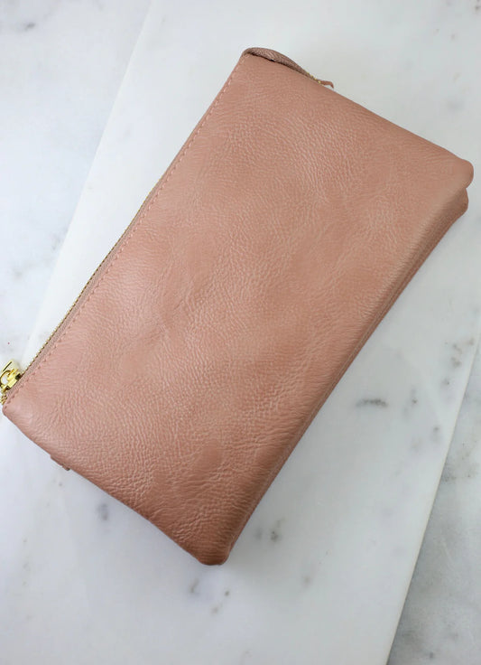 Darcy Wristlet/Crossbody - Nude